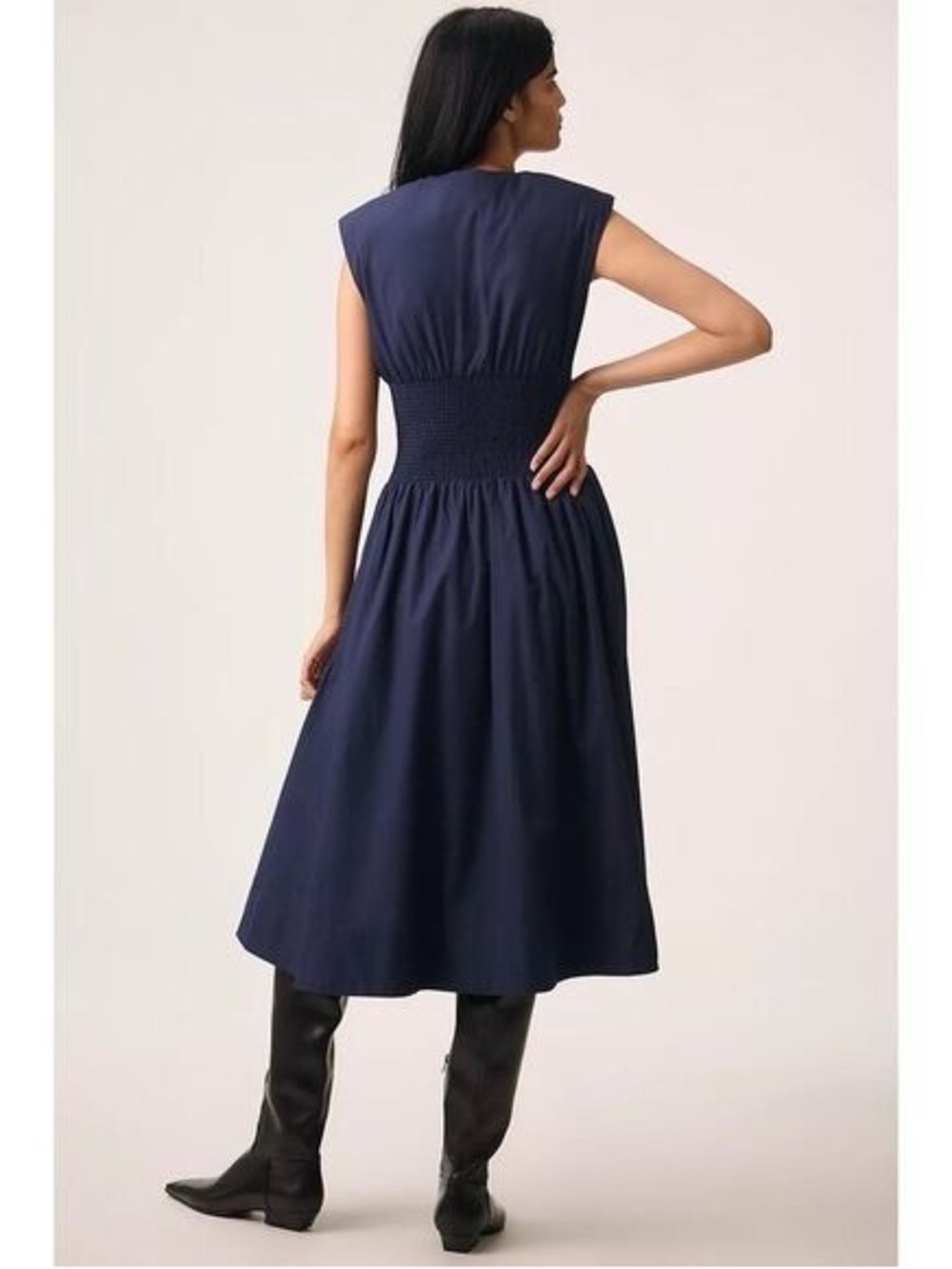 Anthropologie The Tommie Zip-Front Midi Dress - Picture 5 of 7